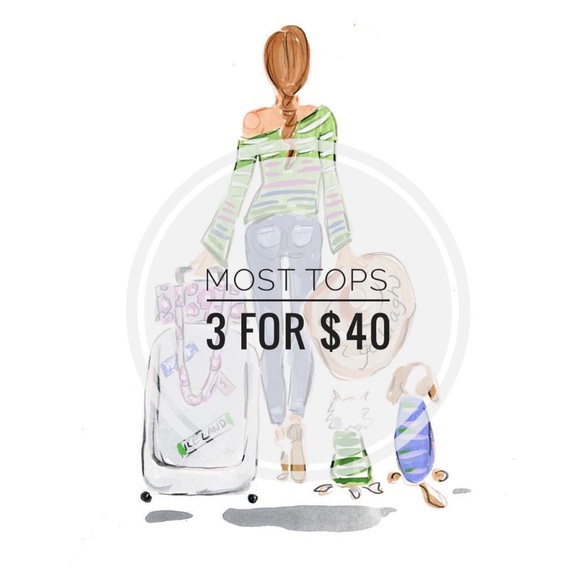 Tops - MOST TOPS 3 for $40 Tops - MOST TOPS 3 for $40